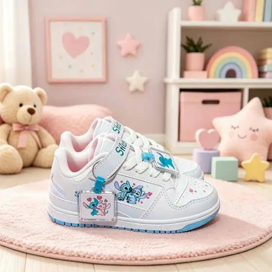 Tênis Infantil de Menino do 26 ao 33 com Chaveiro Ideal pra Escola Passeio Brincar Sola Antiderrapante Cadarço Velcro