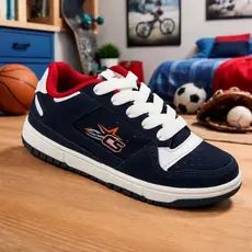 Tenis Infantil do 26 ao 33 Menino Sola Antiderrapante Cadarço Premium Perfeito pra Escola Passeio Adolescente Estilo