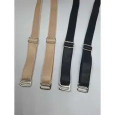 Alça Para Sutiã Removível 13mm Plus Size Avulsa Pronta Preta Nude Chocolate Regulável Regulador de Metal
