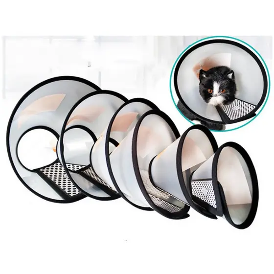 Colar Elizabetano Pós-Cirúrgico – Protege seu Pet de Mordidas e Lambidas em Feridas LR-0134