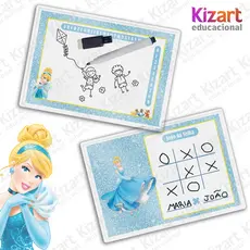 Lousa Mágica + Caneta Com Apagador Lembrancinha Festa Infantil Tema Cinderela