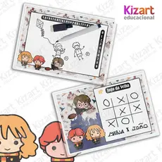 Lousa Mágica + Caneta Com Apagador Lembrancinha Festa Infantil Tema Harry Potter Baby