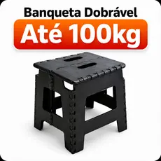 Banqueta Dobrável Portátil 100kg Banco Dobrável Adulto Criança Camping Pesca Manicure Eletricista