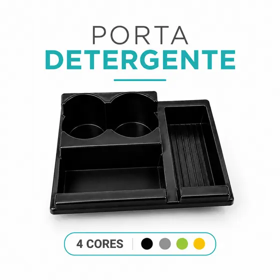 Porta Detergente Porta Esponja Bucha Organizador de Pia Cozinha Compacto Multiuso