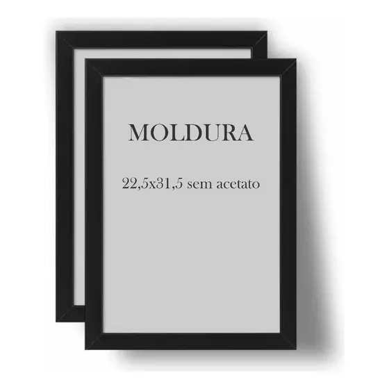 Moldura Para Quadros Certificados SEM Acetato22,5x31,5