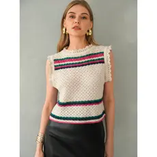 Blusa Feminina Tricot Cropped Oversize Tricot Algodão