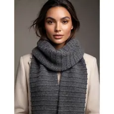 Cachecol Tricot Inverno Unissex Links Tricot
