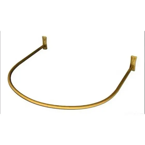 Provador Arco de Parede 90x90cm Dourado Surpote Para Cortina Loja Boutique Luxo Metal
