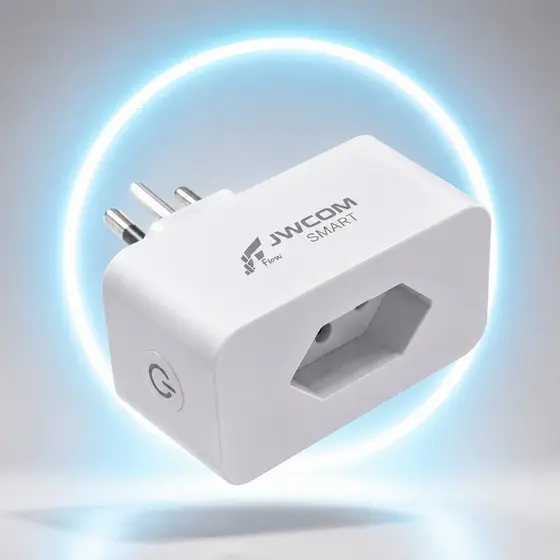 Tomada Inteligente Wifi 20a Jwcom Bivolt Medidor De Consumo