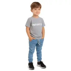calça jogger infanitl juvenil jeans masculino promoção 04 ao 16 anos
