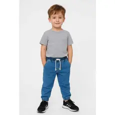 Calça Jogger Jeans Roupa Infantil Juvenil Menino