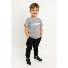 Calça Infantil Jeans Masculina Sarja Preta