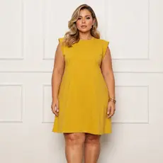 Vestido  Muscle Vestido Com Bolso Manguinha Delicado Malha Algodão Vestido Plus Size