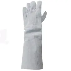 Luva de Raspa Com Reforço Interno e Punho de 20Cm