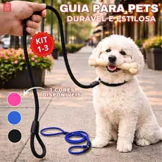 Guia unificada para Cachorro Coleira Ajustável guia deslizante Alta Resistência