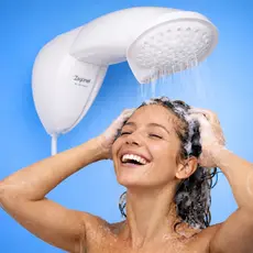 Chuveiro Ducha ND Eletronica Eletrica Branca Zagonel 127/220v Antiga Hydra Moderno Economico Grande