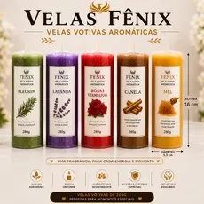 Velas Aromática e Espiritual Votativa 280 gr Varios Aromas 🚀