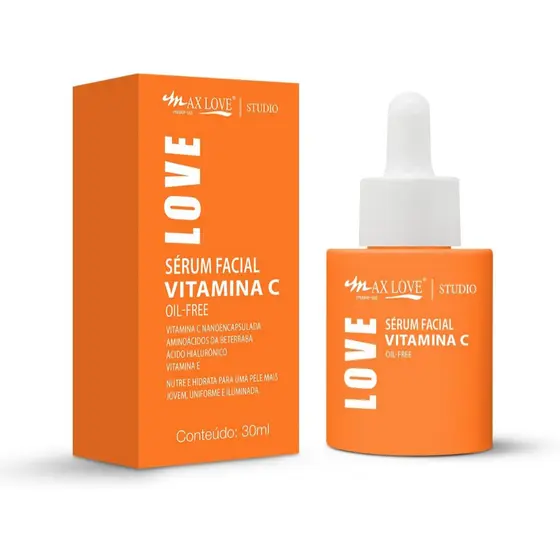 Sérum Facial Vitamina C 10 Funções em 1 - Max Love