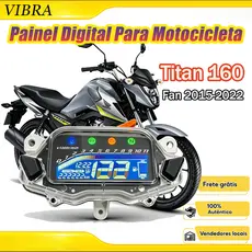 Painel De Velocímetro Digital Para Motocicleta , Ventilador Honda CG Titan 160 2015-2022