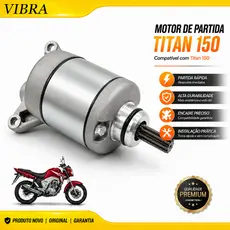 Motor De Partida Para Cg Titan Fan 150 Nxr Bros 150 (2004 – 2015)  Original