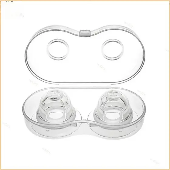 1 Par de Corretores de Mamilo de Silicone, Extrator Indolor para Corrigir Mamilos Planos e Invertidos