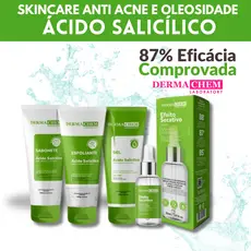 Kit Skincare Anti Oleosidade e Acne Salicílico + Sérum Secativo Dermachem