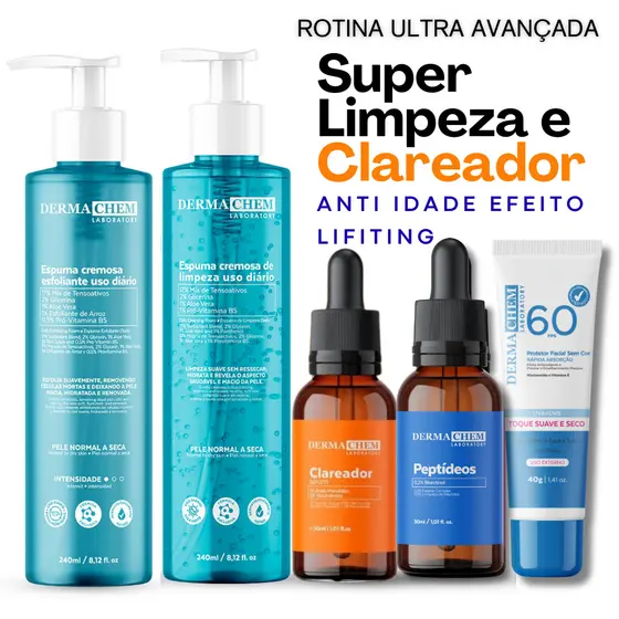Skincare Facial Ultra CLAREADOR EFEITO LIFITING Avançado