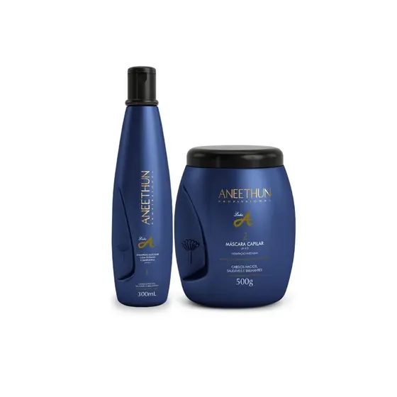 KIT ANEETHUN LINHA A SHAMPOO 300ML, MASCARA 500ML