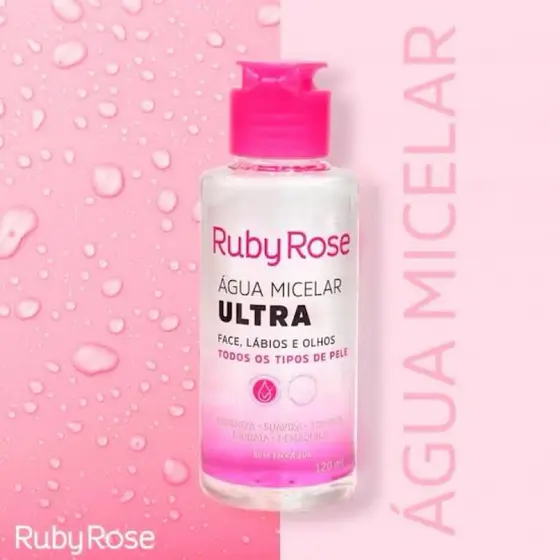 Água Micelar Ultra Demaquilante - Limpeza Profunda e Hidratação 120 ml