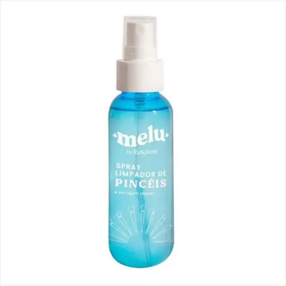 Spray Limpador de Pincéis Melu - Secagem Rápida e Ação Antisséptica