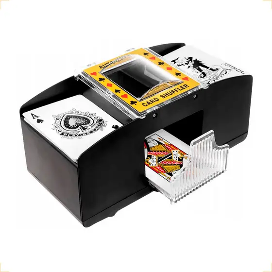 Embaralhador Automático De Cartas Baralho Poker Profissional Jogo De Mesa