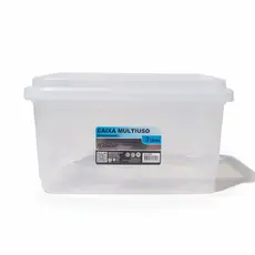 Kit 3 Caixas Organizadoras 3L c/ Trava – Multiuso, Documentos, Costura, Fotos, Ateliê, Escritório