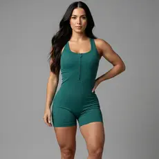 Macaquinho Academia Poliamida  Sem COSTURA  Corrida Fitness Feminino Treino
