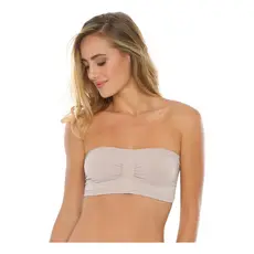 Sutiã Faixa Tomara Que Caia Sem Costuras Invisível Não Marca Para Usar Sobroupas Em Poliamida Plié
