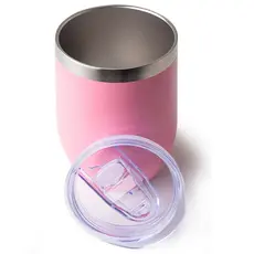 Personalizado - COPO CUIA Térmico Inox com Tampa Antivazamento (360 ml) - Rosa