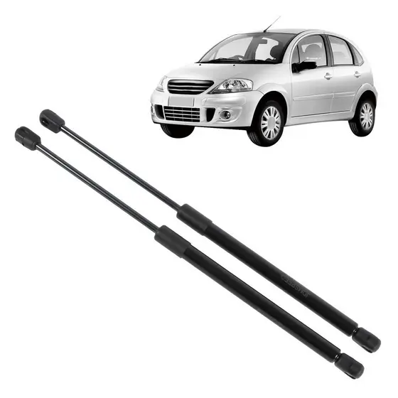Par Amortecedor De Porta Malas Citroen C3 Hatch 2003 Até 2012