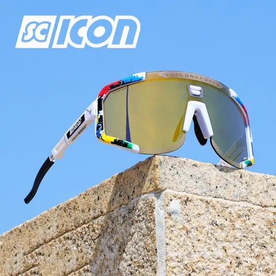 SCICON AEROSCOPE Óculos De Ciclismo Unissex Adequados Para Escalada De Alta Intensidade , Corrida , Pesca , Corta-Vento