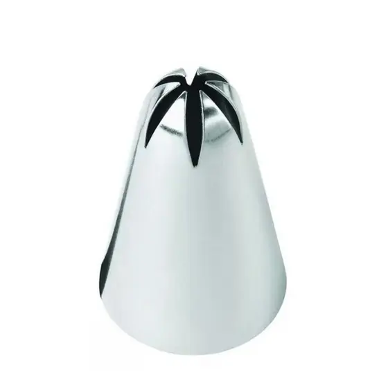Bico De Confeitar 2d Pitanga   Grande Original Inox