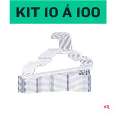 Cabides Adulto kit de 10 a 50 cabide acrílico adulto reforçado casa envio imediato