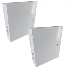 Kit 2 Caixa Metalica Vertical Organizadora Para DVR CFTV Intelbras/Hikvision/PPA/Positivo/Hilook