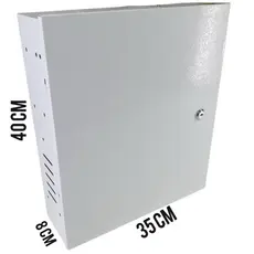 Caixa Metalica Vertical Organizadora Para DVR CFTV Intelbras/Hikvision/PPA/Positivo/Hilook