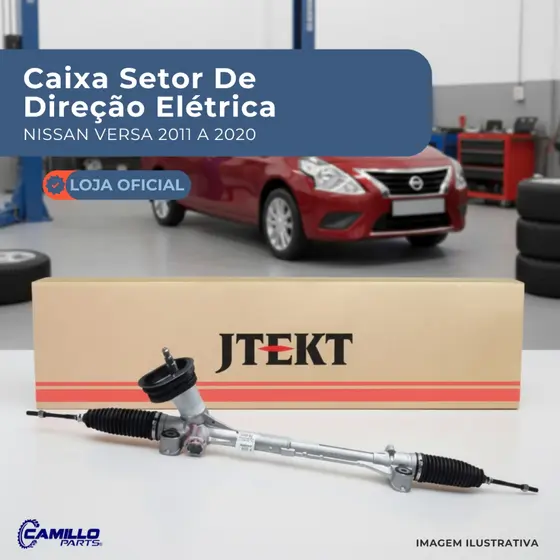 Caixa Setor Direção Elétrica Original Jtekt Koyo Nissan Versa 2011 2020 March 2011 2020 Alta Precisão