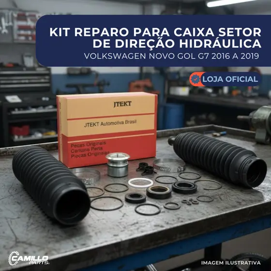 Reparo Setor Direção Hidráulica Jtekt Koyo Original Volkswagen Gol G5 G6 G7 Fox Polo Saveiro