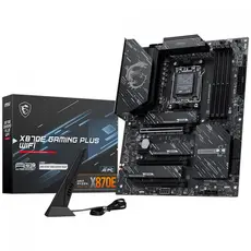 Placa Mãe MSI X870E Gaming PLUS WIFI, Chipset X870E, AMD AM5, ATX, DDR5, X870E GAMING PLUS WIFI