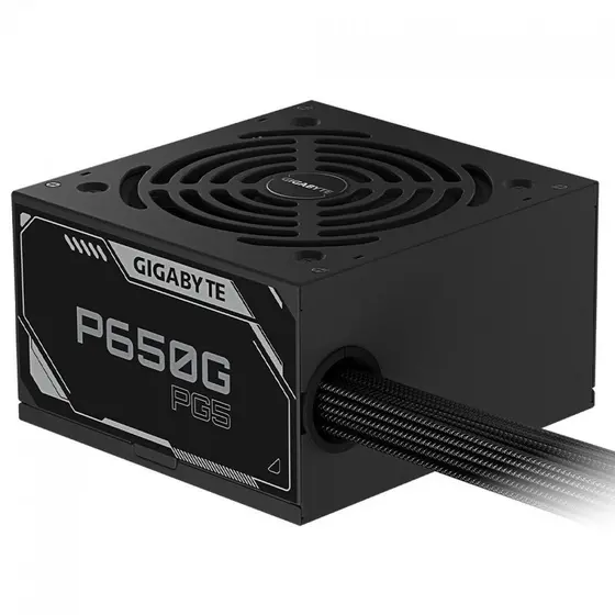 Fonte Gigabyte GP-P650G PG5, 650W, 80 Plus Gold, PFC Ativo, PCIe 5.1, ATX 3.1, Preta