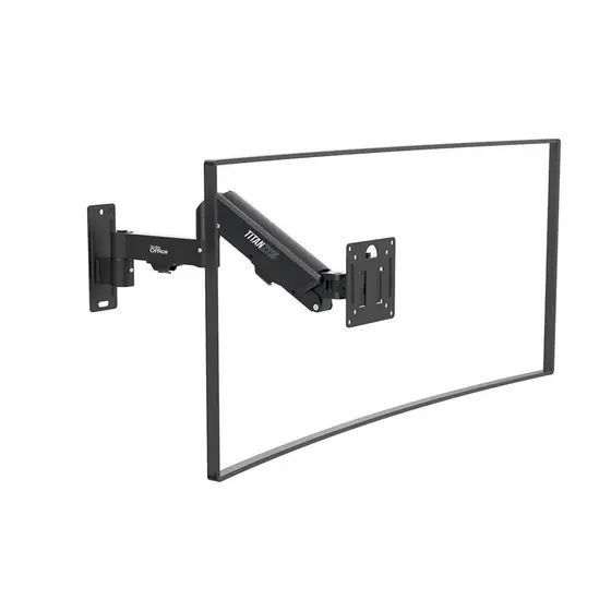 Suporte de Parede Dr. Office Titan Z115, Articulado, Com Pistão, Para Monitores de Até 32 Pol