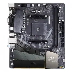 Kit Upgrade, AMD Ryzen 5 5500, Placa Mãe Chipset A520, Memória DDR4 16GB