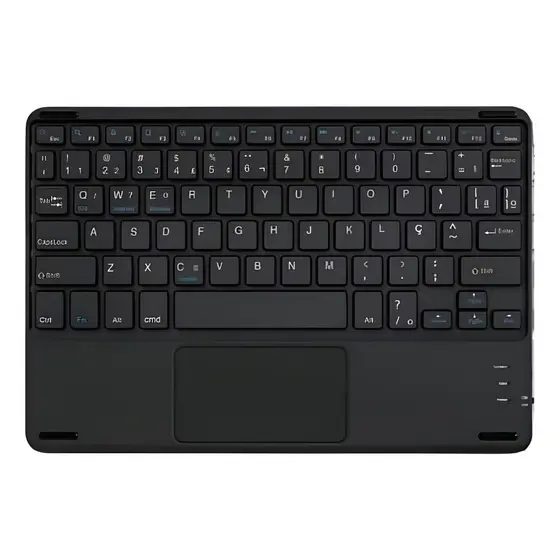 Teclado Sem Fio Bluetooth Com Touchpad Integrado para tablets, laptops, celulares, etc.