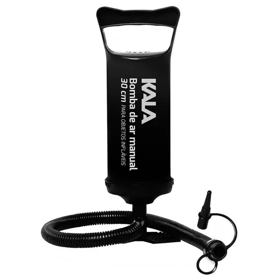 Bomba de Ar 30cm Para Infláveis Kala Manual Portátil Compacta Encher Piscina Colchão Bola Praia