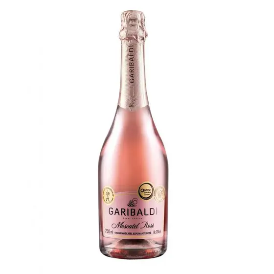 Espumante Rosé Garibaldi Moscatel Serra Gaúcha 750ml